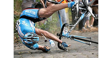 Ошибки при езде на велосипеде