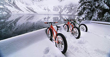 Катание на велосипеде зимой: основы и правила 