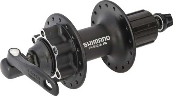 Втулка задняя Shimano FH-M525 8/9/10 SPD, 6-болт., QR (черный)