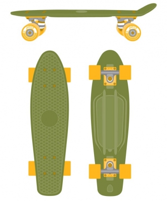 Пенниборд (скейтборд) RIDEX Soldier