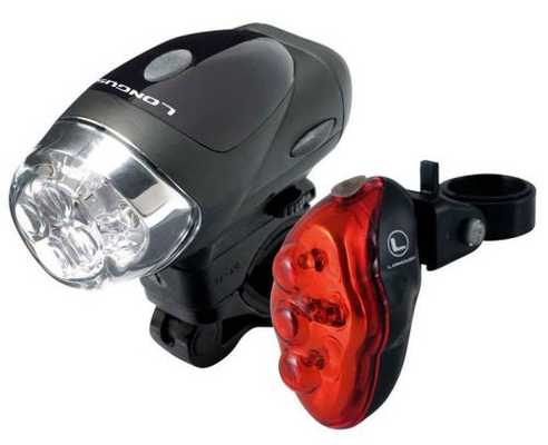 Набор фонарей  LONGUS: СВЕТ ПЕРЕДН 4LED/4Ф-ЦИИ + ЗАДН 5LED/4Ф-ЦИИ