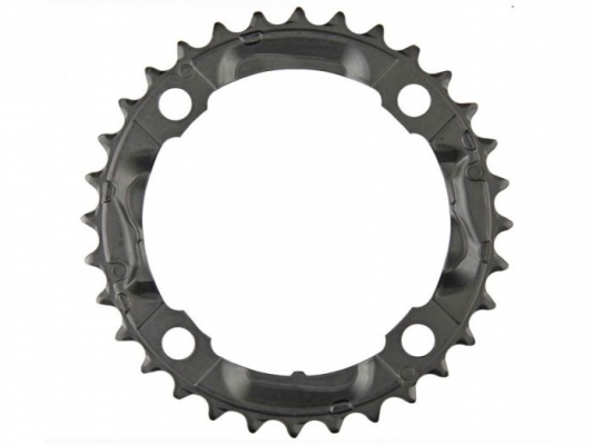 Звезда передняя для Shimano FC-M430-8 (черный, 32)