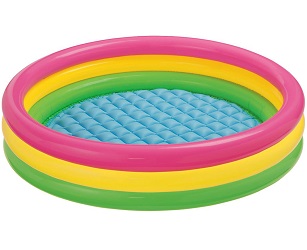 Детский надувной бассейн Intex "Радуга" 147х33см. 57422