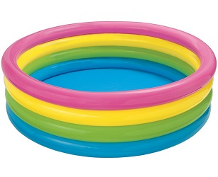 ДЕТСКИЙ НАДУВНОЙ БАССЕЙН Intex  "РАДУГА" 168*46 СМ. 56441
