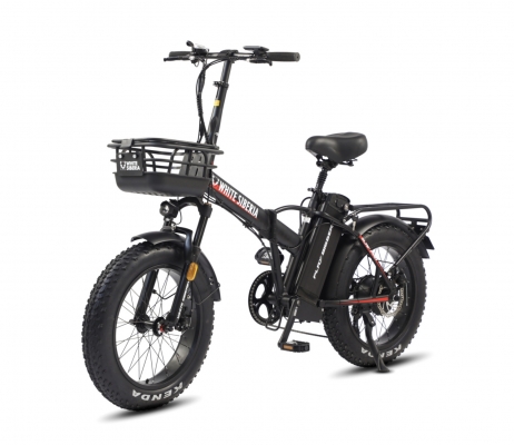 Электровелосипед White Siberia SLAV Pro (чёрный)