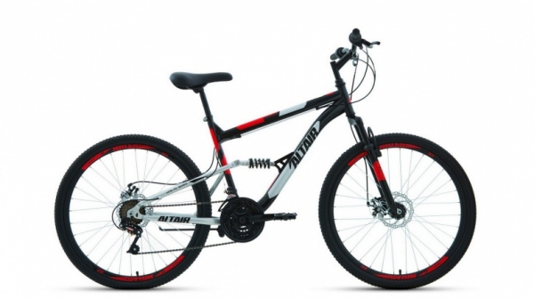 ALTAIR MTB FS 26 2.0 disc (черный/красный, 2021)