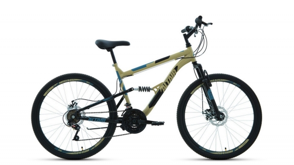 ALTAIR MTB FS 26 2.0 disc (бежевый/черный, 2021)